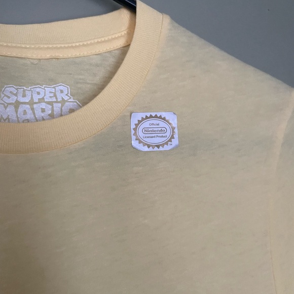 Super Mario Wario Adult Crew Neck T-Shirt Size S - Picture 2 of 5